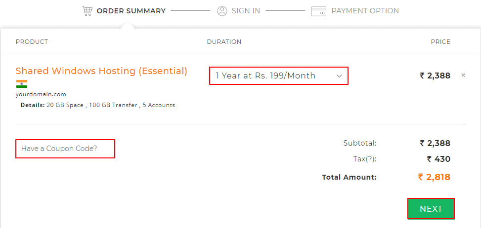  BigRock business email for your domain