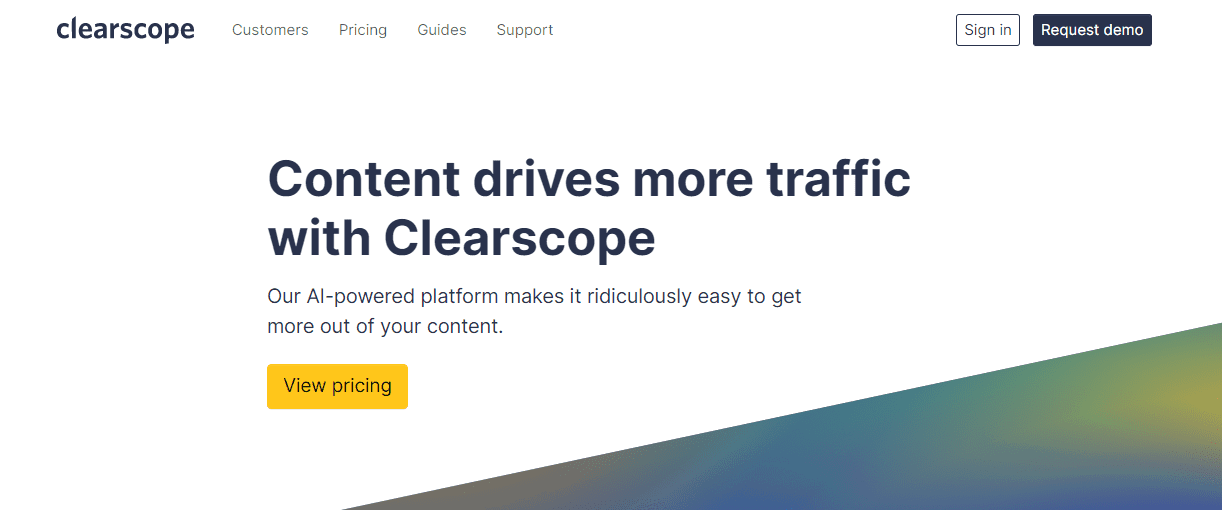 Clearscope SEO Content Optimisation Platform