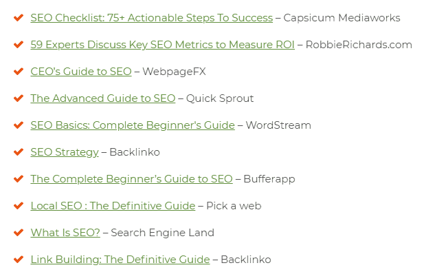 Resource Link Building
