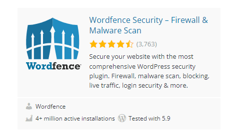 Wordfence Security Firewall Plugin